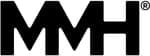 Black MMH logo on white background
